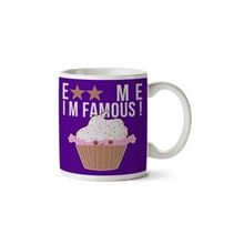 Art Hediye 01 Eat Me Im Famous Cupcake Iki Tarafı Baskılı Kupa Bardak