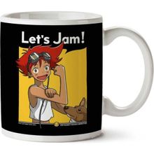 Art Hediye 01 Edward Cowboy Bebop'la Sıkışmak İki Tarafı Baskılı Kupa Bardak