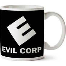 Art Hediye 01 Evil Corp Mr Robot Iki Tarafı Baskılı Kupa Bardak