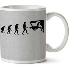 Art Hediye 01 Evolution Of Man By Amisdelamer Iki Tarafı Baskılı Kupa Bardak