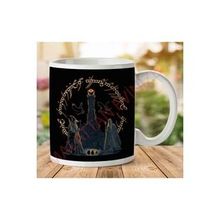 Art Hediye 1-1527 Lord Of The Rings Journey Through Middle Earth İki Tarafı Baskılı Kupa Bardak