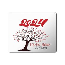 Art Hediye 2024 Mutlu Yıllar Aşkım 23x19 cm Mouse Pad