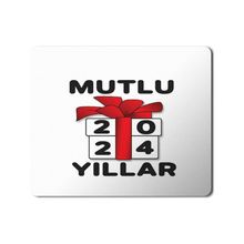 Art Hediye 2024 Mutlu Yıllar Kurdale 23x19 cm Mouse Pad