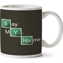 Art Hediye Adımı Söyle Periyodik Cetvel Say My Name İki Tarafı Baskılı Kupa Bardak