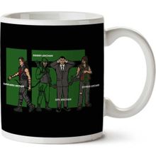 Art Hediye Archer Confusion Superhero Green Spy Zombie Iki Tarafı Baskılı Kupa Bardak