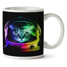 Art Hediye Art Hediye Astronot Kedi Iki Tarafı Baskılı Kupa Bardak