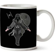 Art Hediye Assassin Vader Darth Creed Star Wars Iki Tarafı Baskılı Kupa Bardak