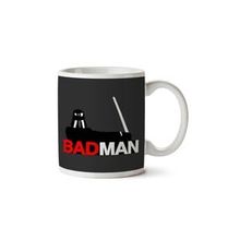 Art Hediye Bad Man Darth Vader Mad Men Logo Star Wars İki Tarafı Baskılı Kupa Bardak