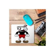 Art Hediye Bendy Cuphead Baskılı 23x19 cm Mouse Pad