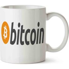Art Hediye Bitcoin Bitcoin Logo Kupa Bardak