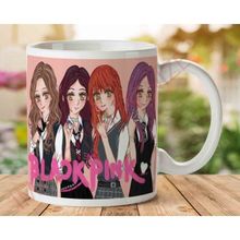 Art Hediye Black Pink Grup Müzik Kupa İki Tarafı Baskılı Kupa Bardak