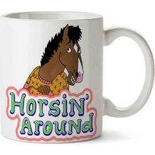 Art Hediye Bojack Horseman Horsin Around At Baskılı Kupa Bardak