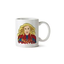 Art Hediye Captain Marvel Zara Larson Baskılı Kupa Bardak