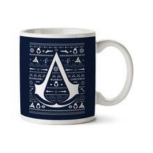 Art Hediye Christmas Knit Assassins Creed Iki Tarafı Baskılı Kupa Bardak