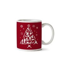 Art Hediye Christmas Tree Deadpool Iki Tarafı Baskılı Kupa Bardak