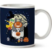 Art Hediye Creatures Of The Night Studio Ghibli Iki Tarafı Baskılı Kupa Bardak