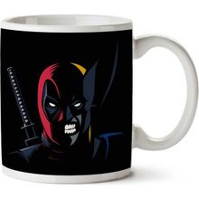 Art Hediye Deadpool Karşı Wolverine Iki Tarafı Baskılı Kupa Bardak