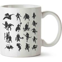 Art Hediye Dota Baskılı Seramik Kupa Bardak