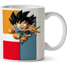 Art Hediye Dragon Ball Z 2 İki Tarafı Baskılı Kupa Bardak
