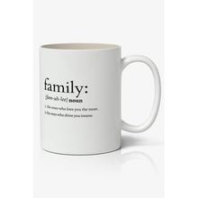 Art Hediye Family (Aile) Tasarımlı Kupa Bardak Baskılı Kahve Kupa