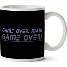 Art Hediye Game Over Man Bill Paxton Aliens İki Tarafı Baskılı Kupa Bardak