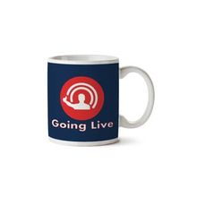 Art Hediye Going Live Logo İki Tarafı Baskılı Kupa Bardak
