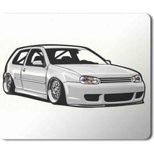 Art Hediye Golf Mk4 Baskılı 23x19 cm Mouse Pad