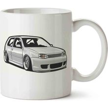 Art Hediye Golf Mk4 Beyaz Kupa Bardak