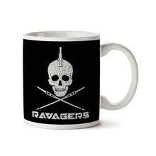 Art Hediye Guardians Of The Galaxy Ravagers Skull And Arrows İki Tarafı Baskılı Kupa Bardak