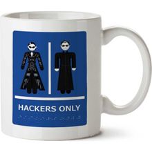 Art Hediye Hackers Restroom The Matrix İki Tarafı Baskılı Kupa Bardak