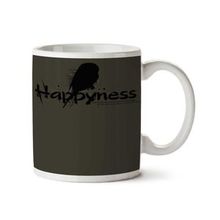 Art Hediye Happyness Owl İki Tarafı Baskılı Kupa Bardak