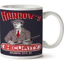Art Hediye Harrow's Security Iki Tarafı Baskılı Kupa Bardak