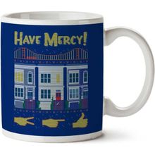 Art Hediye Have Mercy Full House Christmas Knit Iki Tarafı Baskılı Kupa Bardak