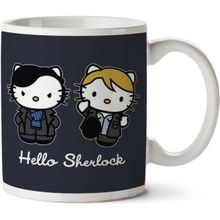 Art Hediye Hello Sherlock Watson İki Tarafı Baskılı Kupa Bardak