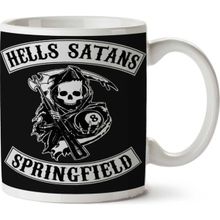 Art Hediye Hells Satans By İki Tarafı Baskılı Kupa Bardak