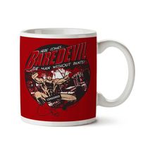 Art Hediye Here Comes Baredevil The Man Without Pants Daredevil Parody Iki Tarafı Baskılı Kupa Bardak
