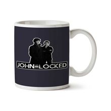 Art Hediye I Am Locked John-Locked By Iki Tarafı Baskılı Kupa Bardak