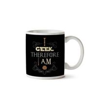Art Hediye I Geek Therefore I Am Fantasy İki Tarafı Baskılı Kupa Bardak