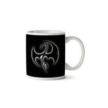 Art Hediye Iron Fist Dragon Symbol Glow İki Tarafı Baskılı Kupa Bardak