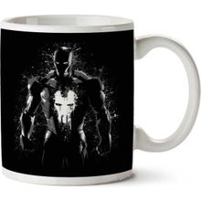 Art Hediye Iron Man Punisher Splatter İki Tarafı Baskılı Kupa Bardak