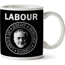Art Hediye Jeremy Corbyn Ramones Logo İki Tarafı Baskılı Kupa Bardak
