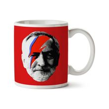 Art Hediye Jeremy Corbyn Ziggy Stardust David Bowie.png I 01 İki Tarafı Baskılı Kupa Bardak