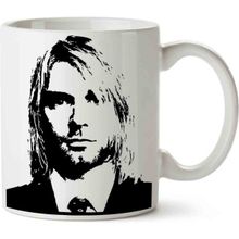Art Hediye Kurt Cobain Silhouette Kupa Bardak