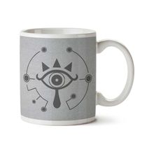 Art Hediye Legend Of Zelda Breath Of The Wild Sheikah Eye İki Tarafı Baskılı Kupa Bardak