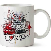 Art Hediye London Ingiltere Kupa Bardak