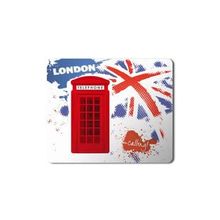 Art Hediye London Street Telephone Booths Baskılı 23x19 cm Mouse Pad