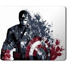 Art Hediye Marvel Captain America Baskılı 23x19 cm Mouse Pad