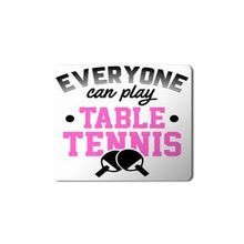 Art Hediye Masa Tenisi Table Tennis Everyone Baskılı 23x19 cm Mouse Pad