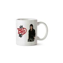 Art Hediye Michael Jackson Bad 2 İki Tarafı Baskılı Kupa Bardak