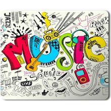 Art Hediye Music Love Müzik Baskılı 23x19 cm Mouse Pad